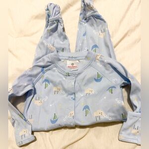 Hanna Andersson Blue Cloud Kids Pajamas